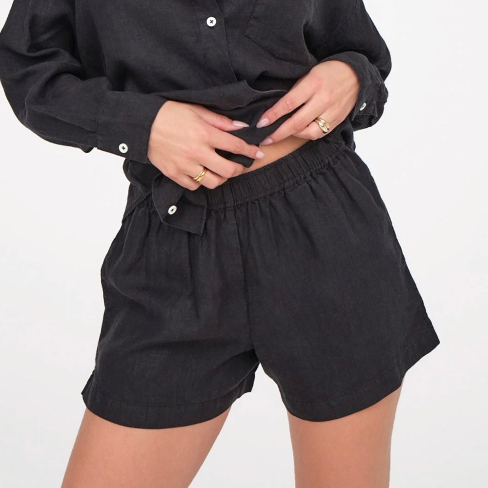 Mate The Label Linen Shorts Size Small
